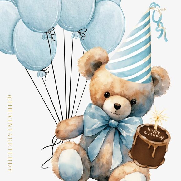 Meet the Posher Other - The Vintage Teddy's 2nd Happy Birthday! @thevintageteddy